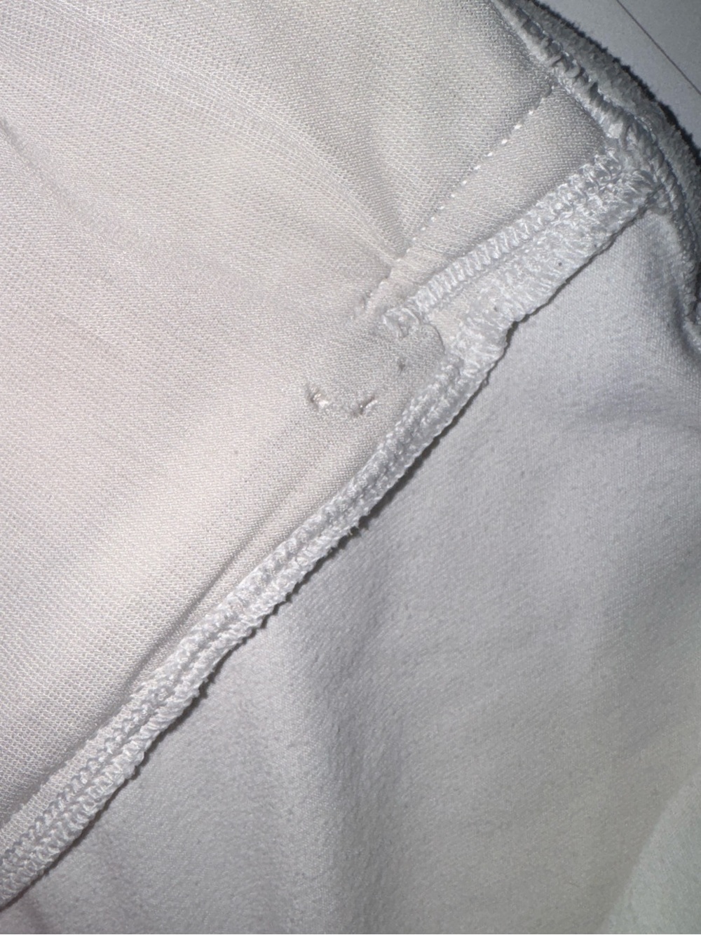 Size 12 Lululemon White Half Zip Athletic Pullover with Thumbholes - Picture 5 of 8